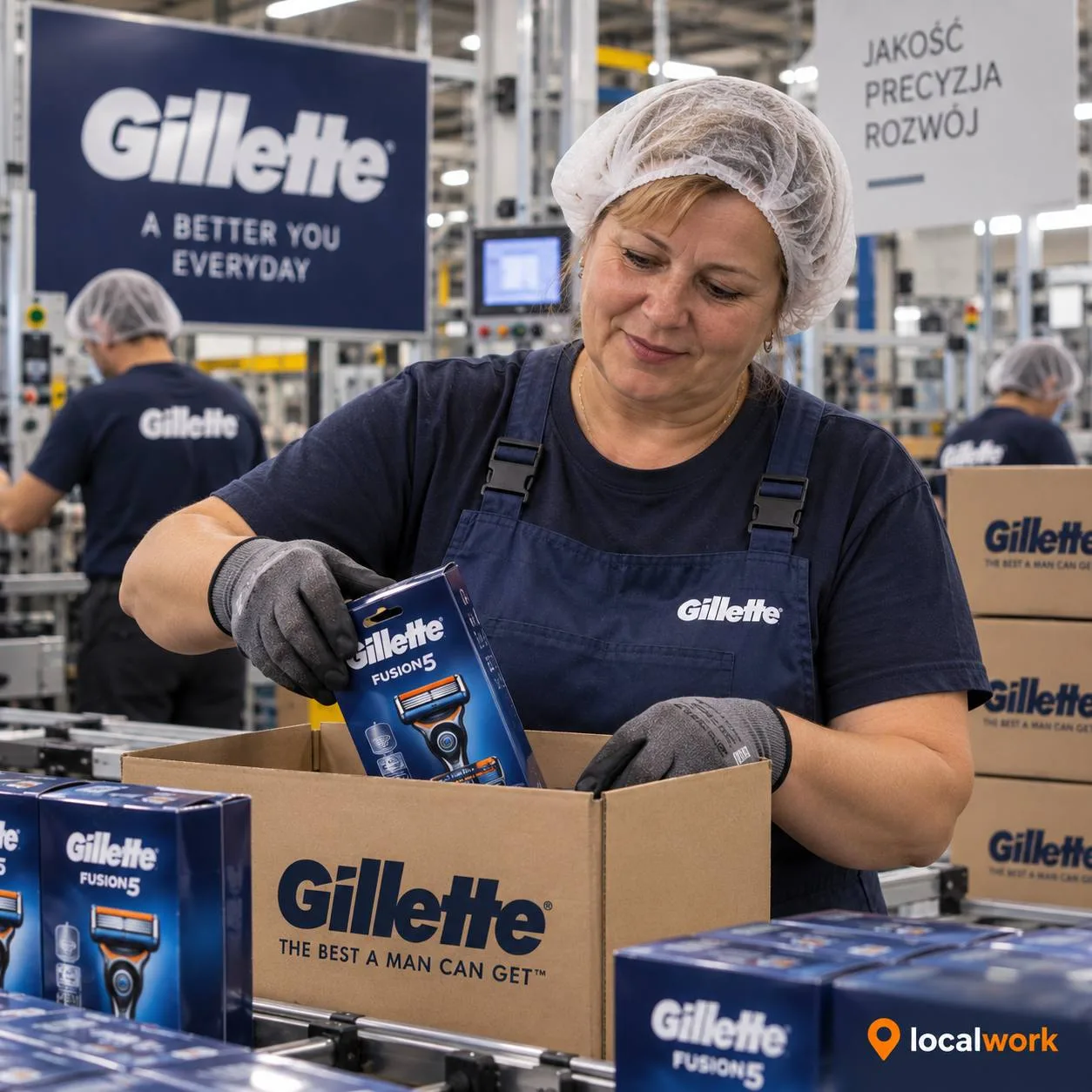 ТРУВАНТ ( пакування наборів Gillette) — 94-406 Łódź